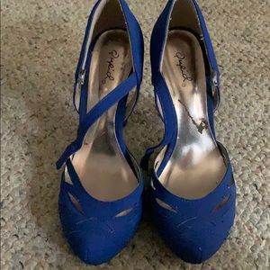 Quipid Blue High Heels